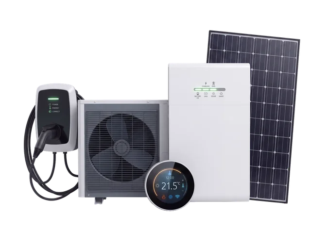 Solarpanel, Stromspeicher, Wallbox, Wärmepumpe und intelligente Heizungssteuerung